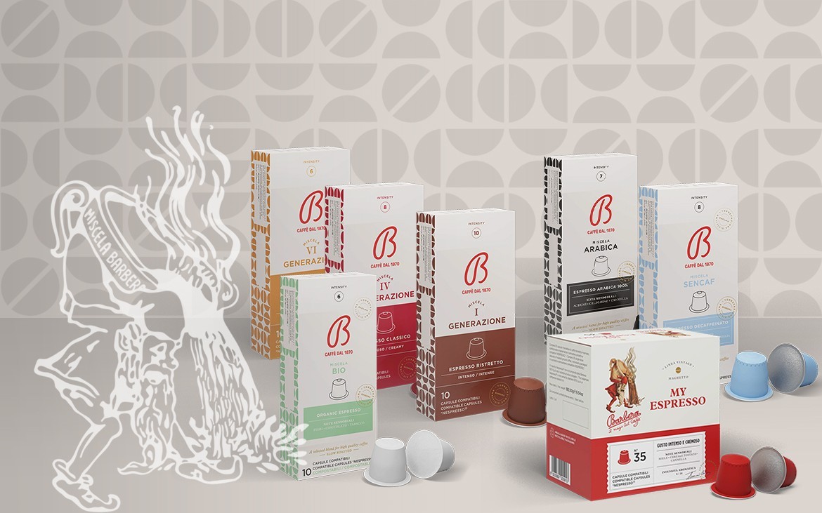 Le capsule compatibili Nespresso di Caffè Barbera